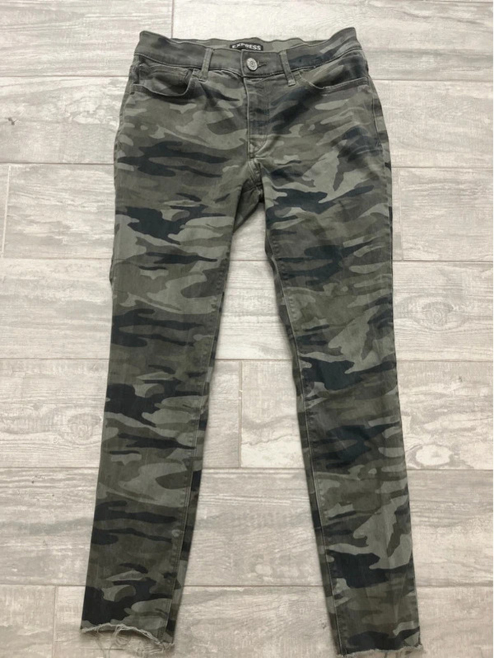 Express Camo Skinny Jeans